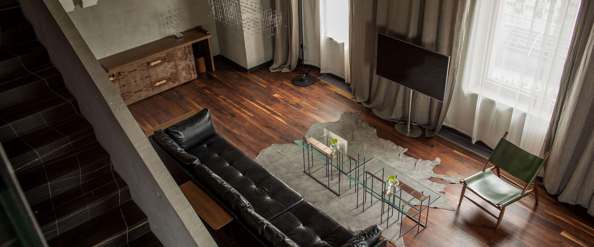 Hotel Warszawa מראה חיצוני תמונה A 3D rendering of a living room